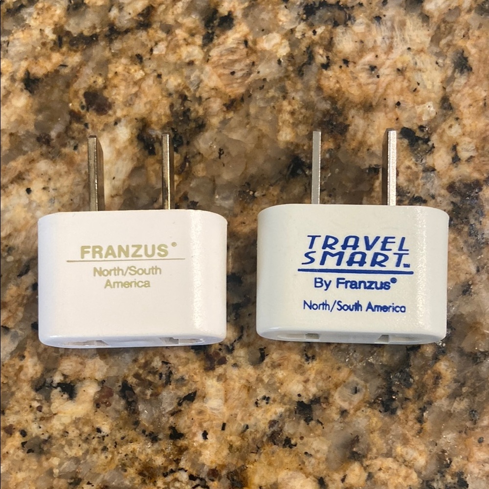 Qty. 2 North & South America USA U.S. Canada Travel Power Cord Plug Adapter